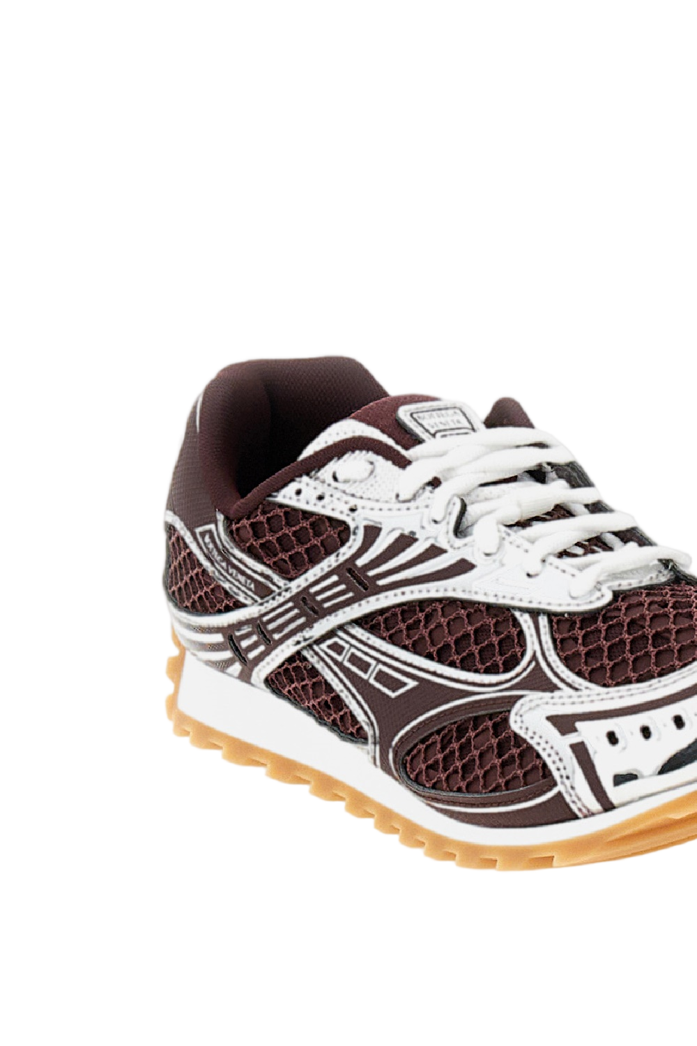Red Silver Orbit Technical Fabric Sneakers