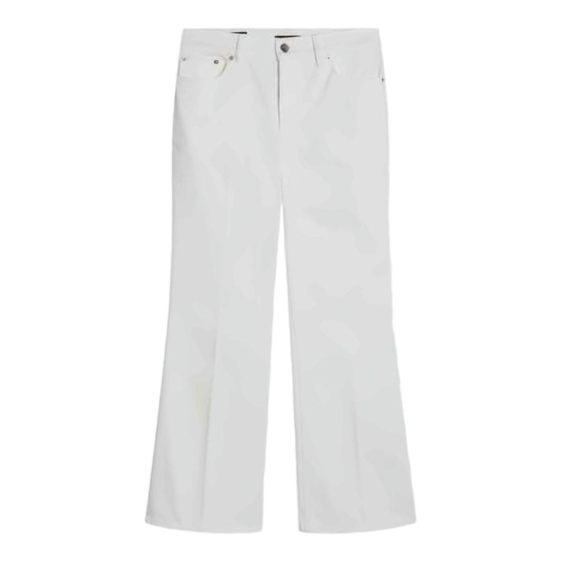 Crisp White Denim Pants