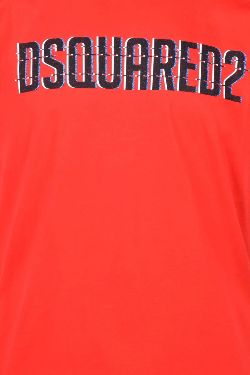 Crew Neck T-shirt - Red