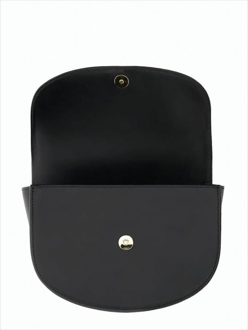 Smooth Leather Geneva Flap Shoulder Bag