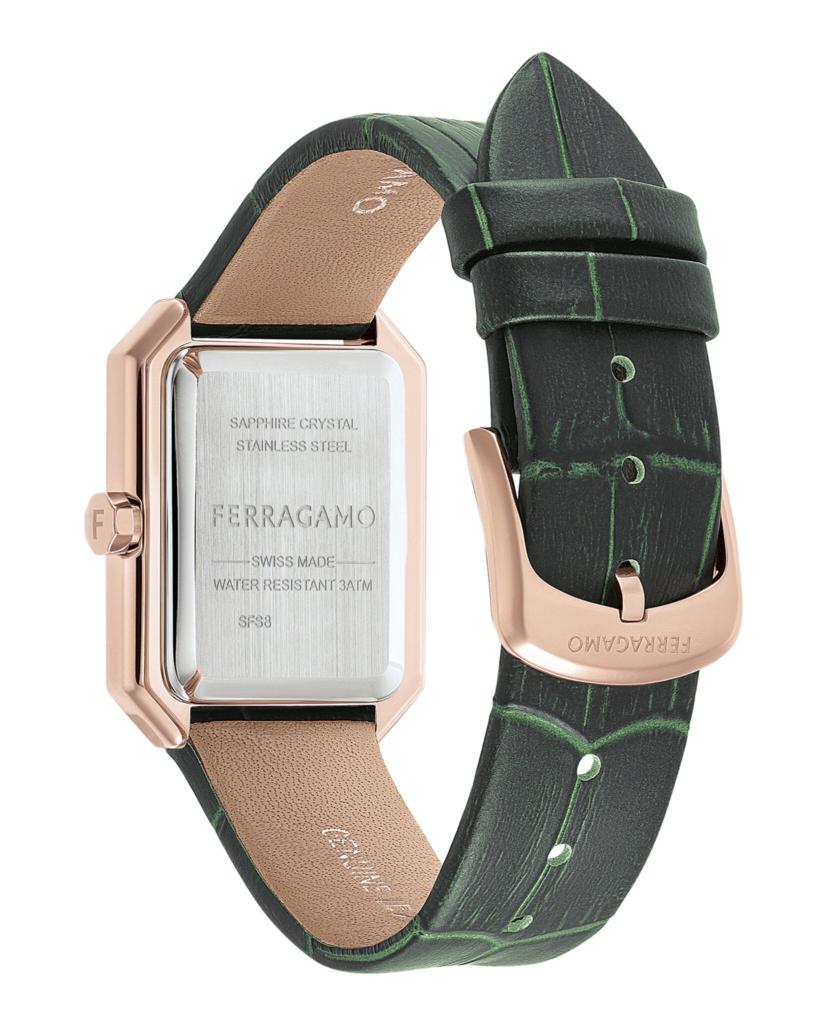 Crystal Leather Watch