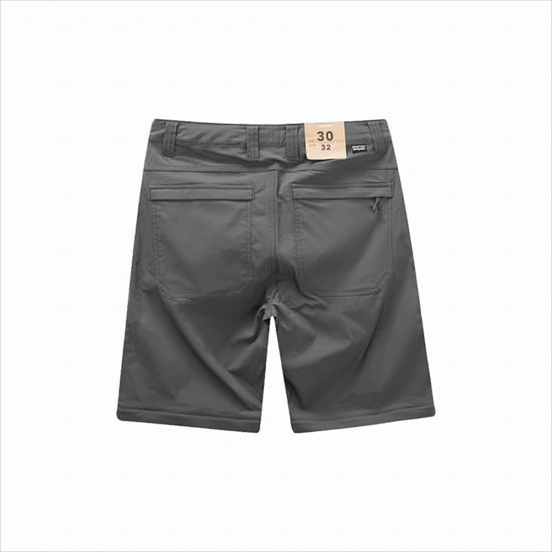 Convertible Straight Pants With Zip-Off Lower Legs