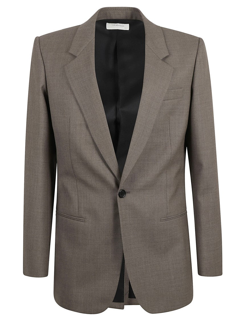 Tailored Wool Jacket With Design
