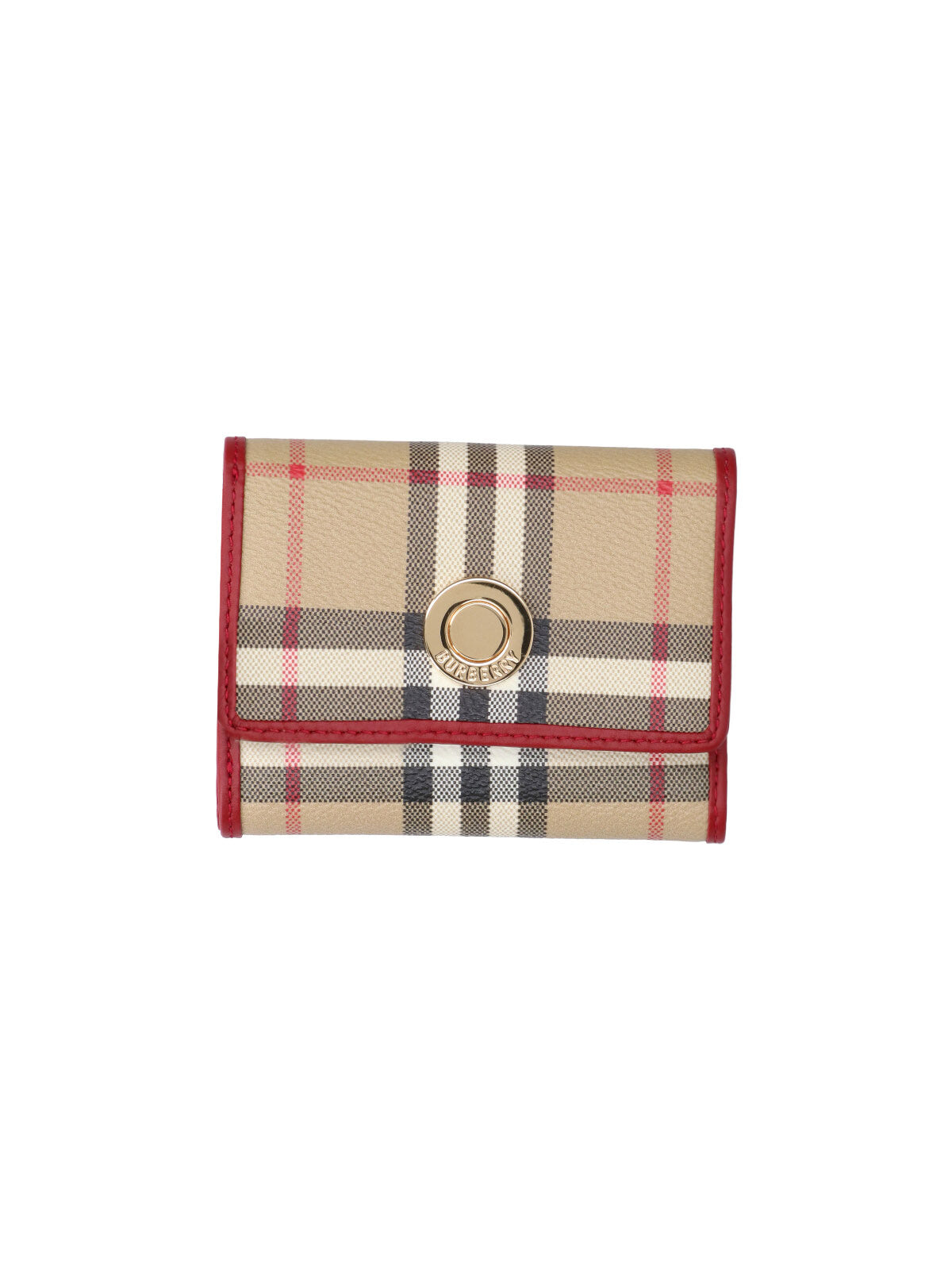 Multicolor Check Pattern Fabric Wallet