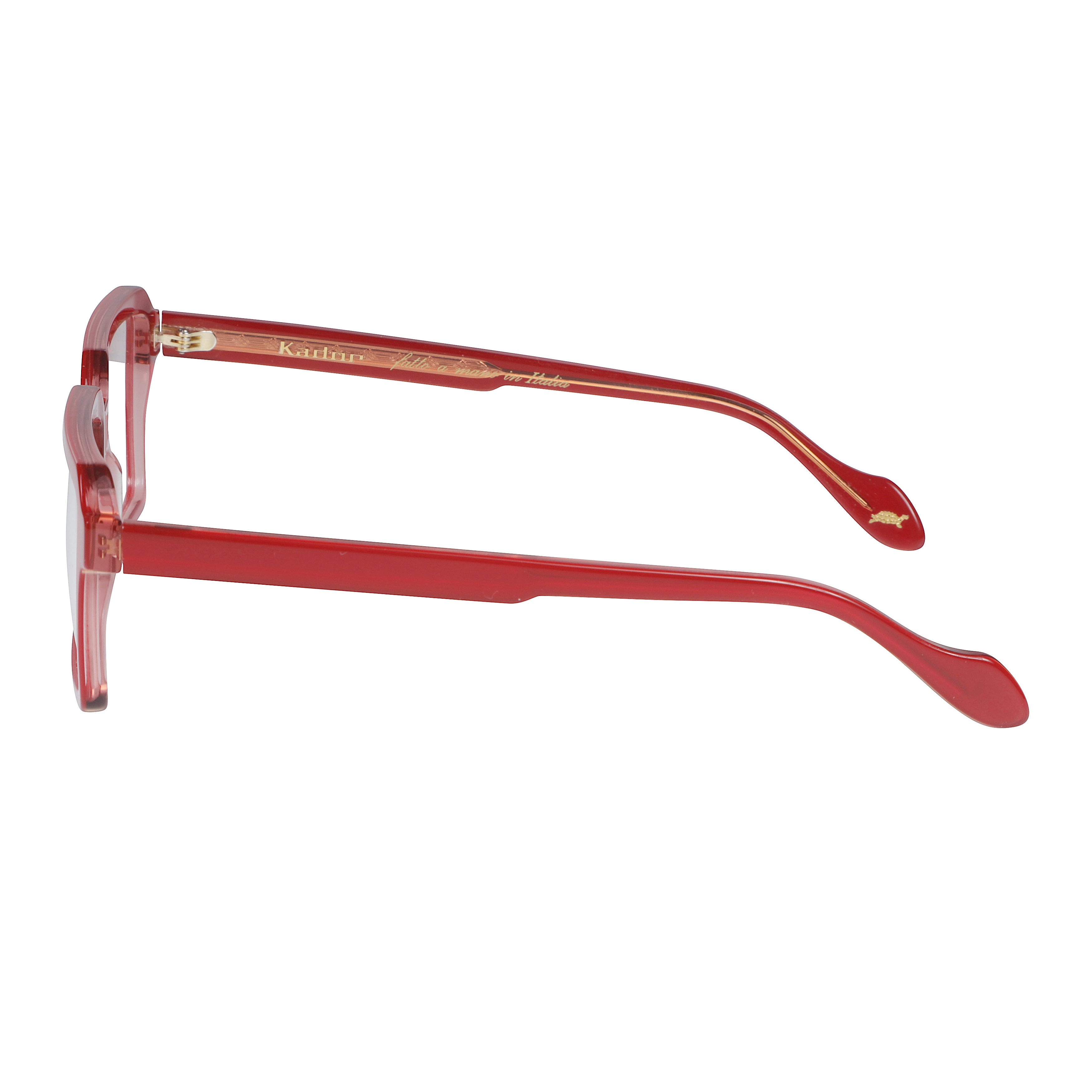 Disko Light Geometric Square Frame Eyeglasses with Angular Bridge