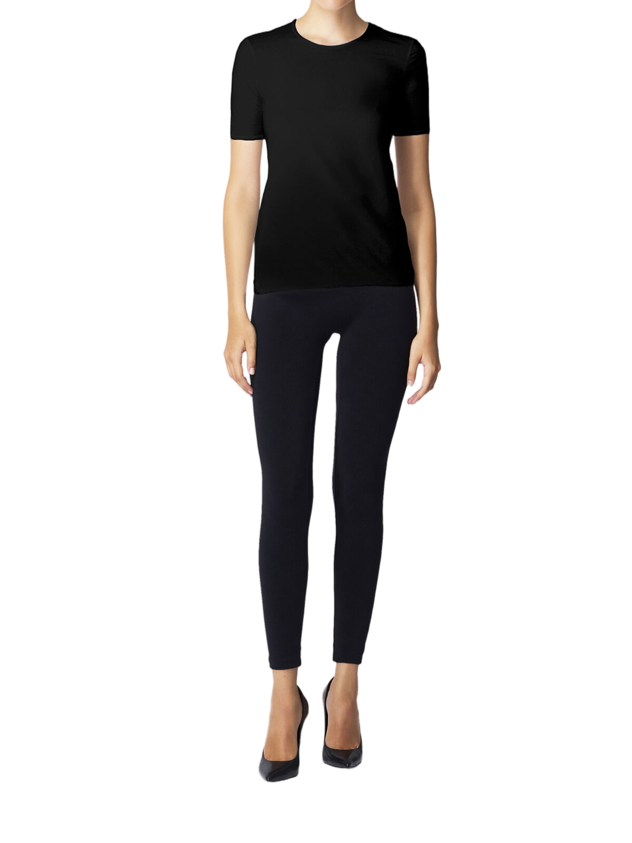 Pure Top Short-Sleeved Minimalist Cotton Top