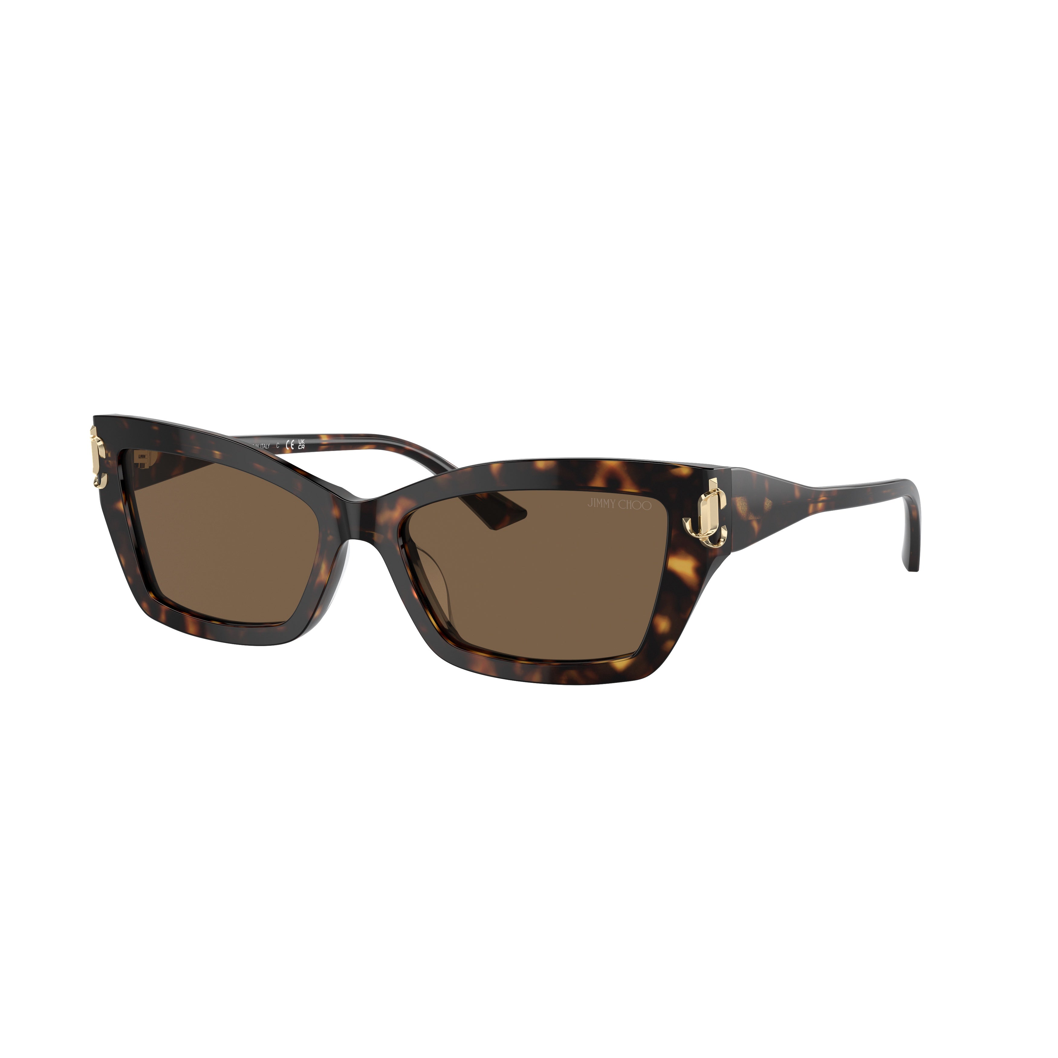 0jc5011u Rectangular Tortoiseshell Acetate Sunglasses
