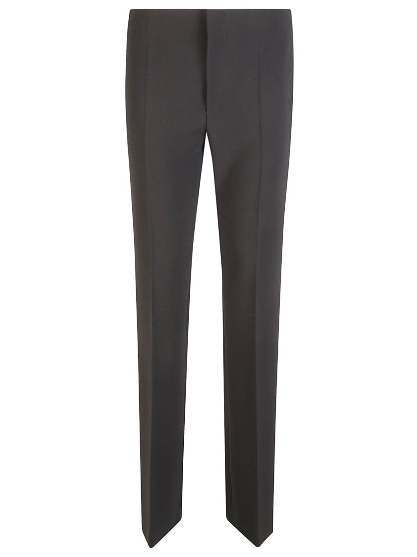 Tailored Black Trousers With Classic Waistband