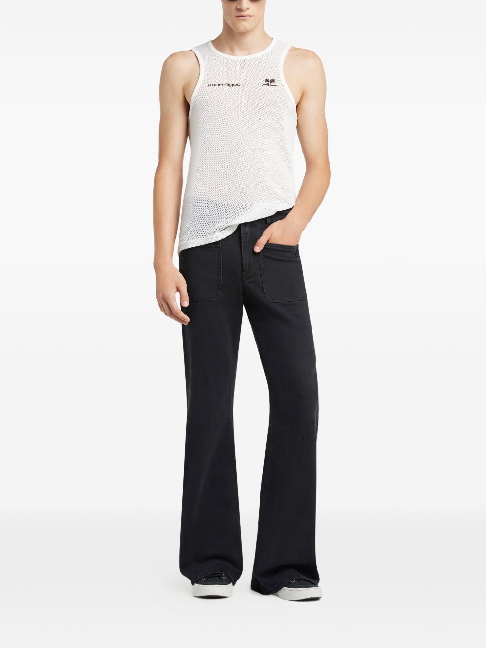 Breathable Sleeveless Mesh Tank Top