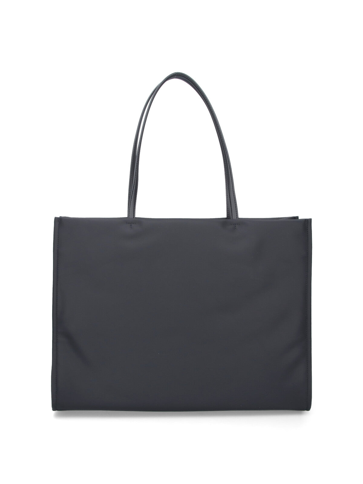 "Ella" Large Tote Bag, In Black Recycled Nylon