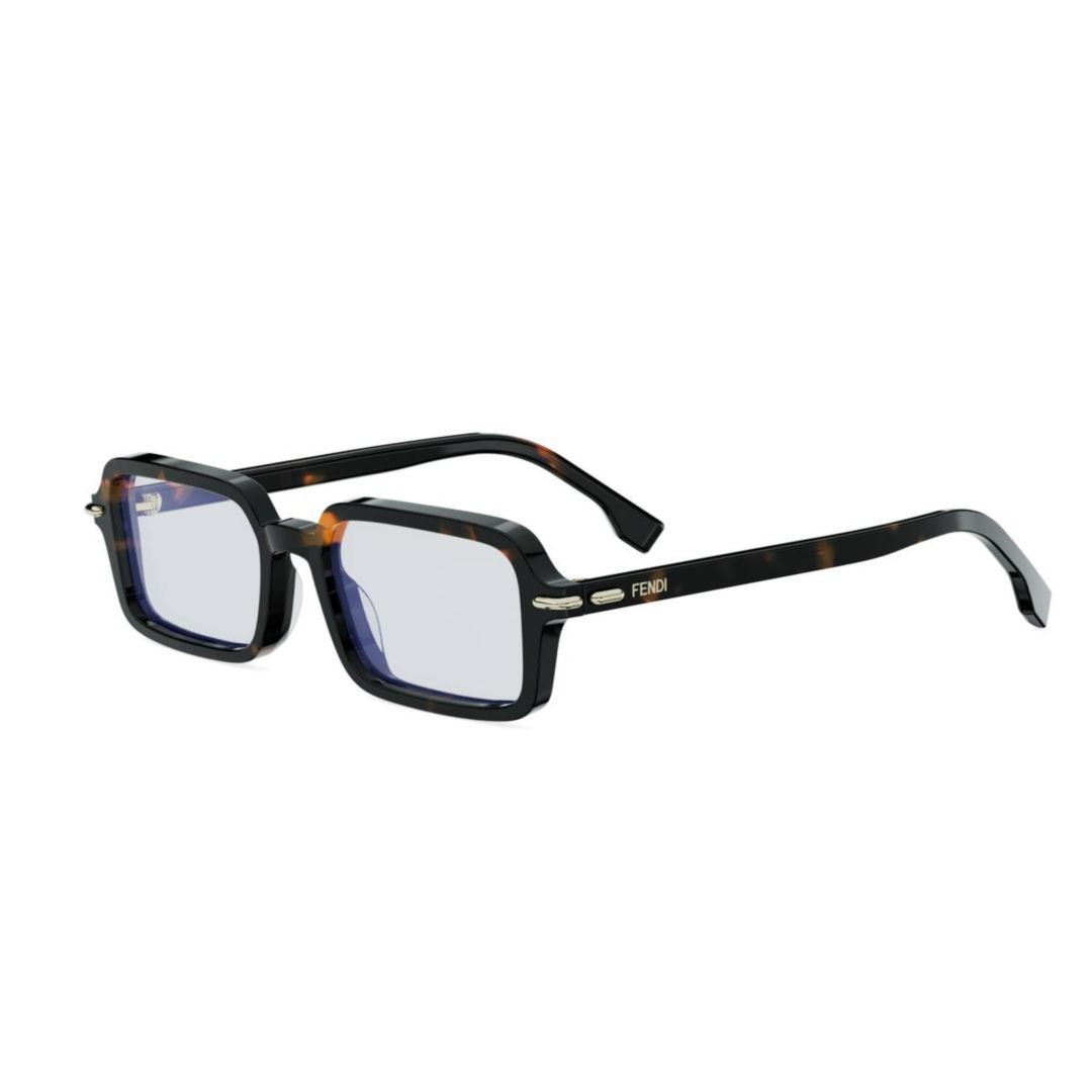 Fe40174i Bold Rectangular Frame Eyeglasses