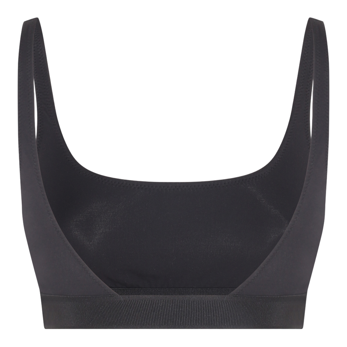 Form-Fitting Top With Smooth Texture And Subtle Sheen