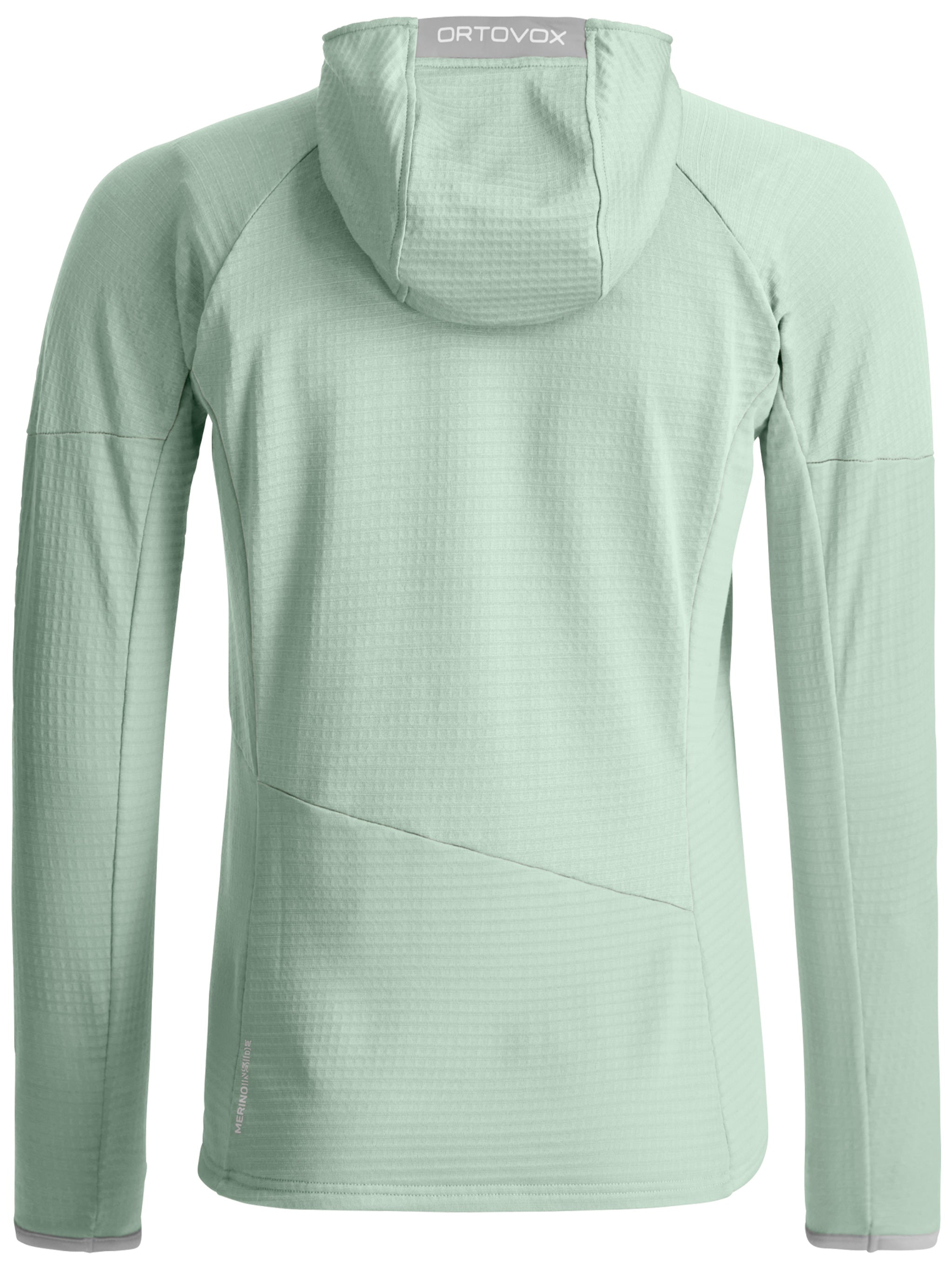 Green Fleece Light Grid Active Hoodie