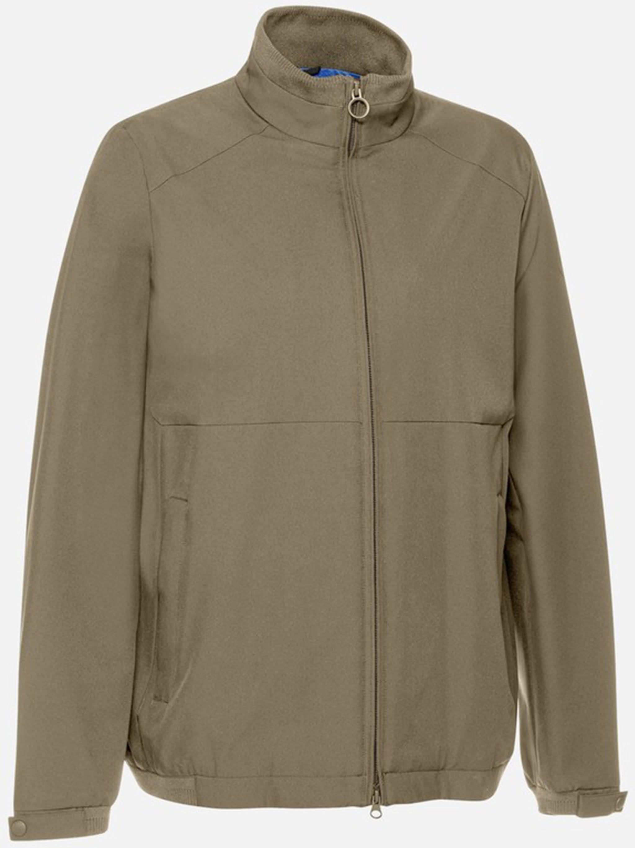 Spherica Brown Minimalist High Collar Jacket