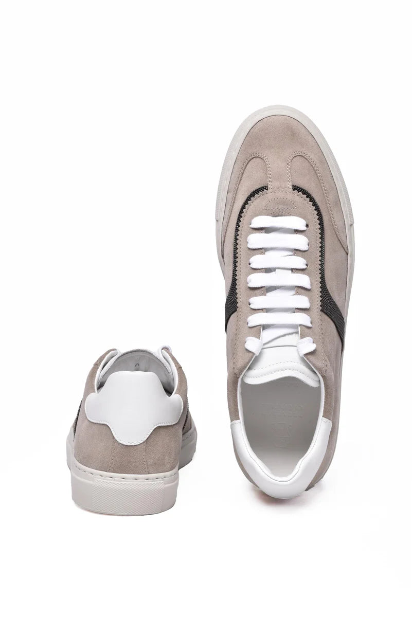 Suede Sneakers - Grey