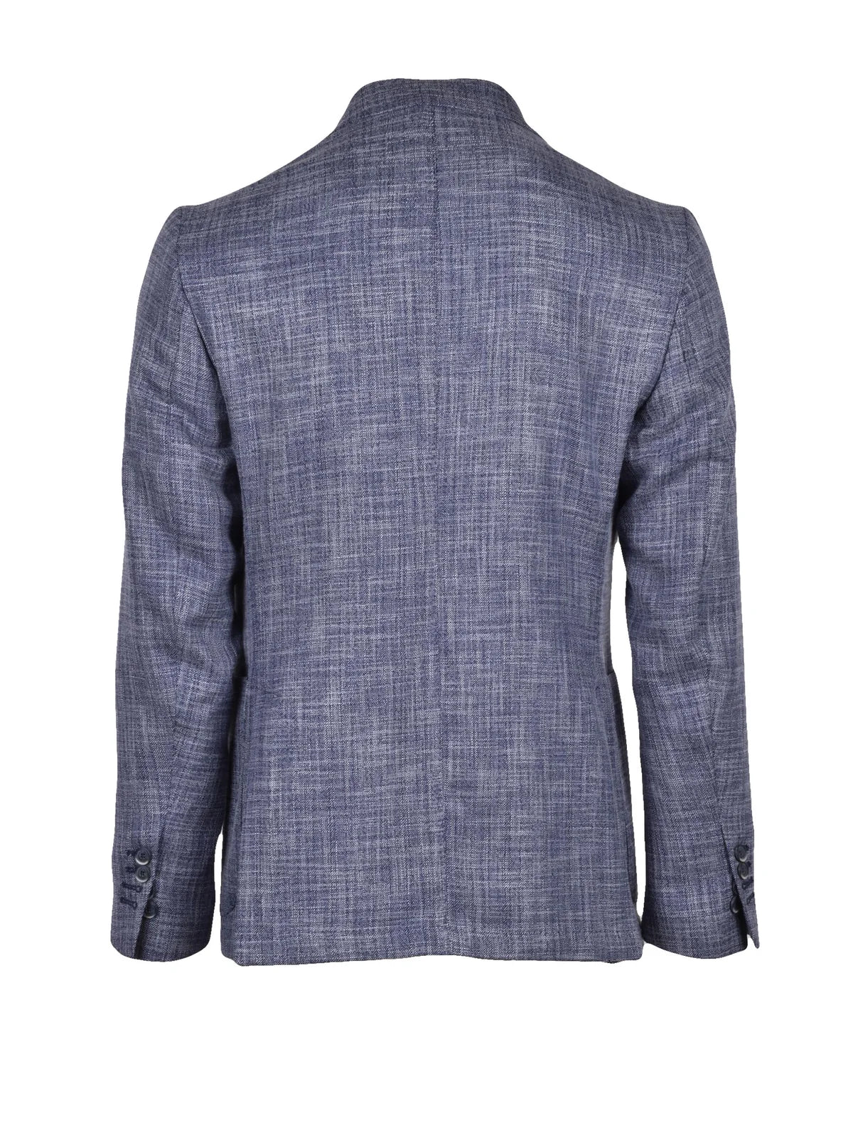 Blue Polyester Viscose Elastane Jacket