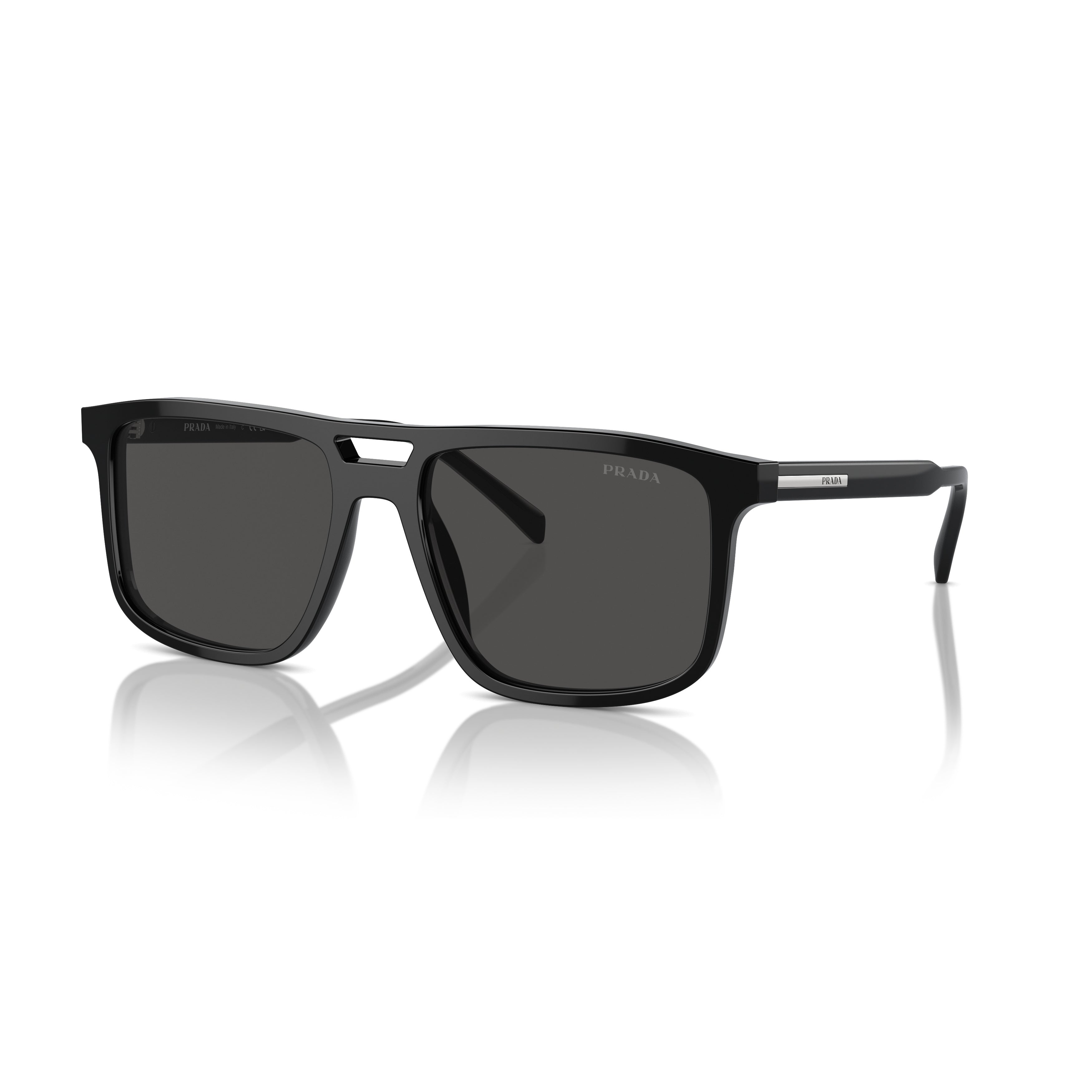 0pr A22s Bold Rectangular Acetate Sunglasses