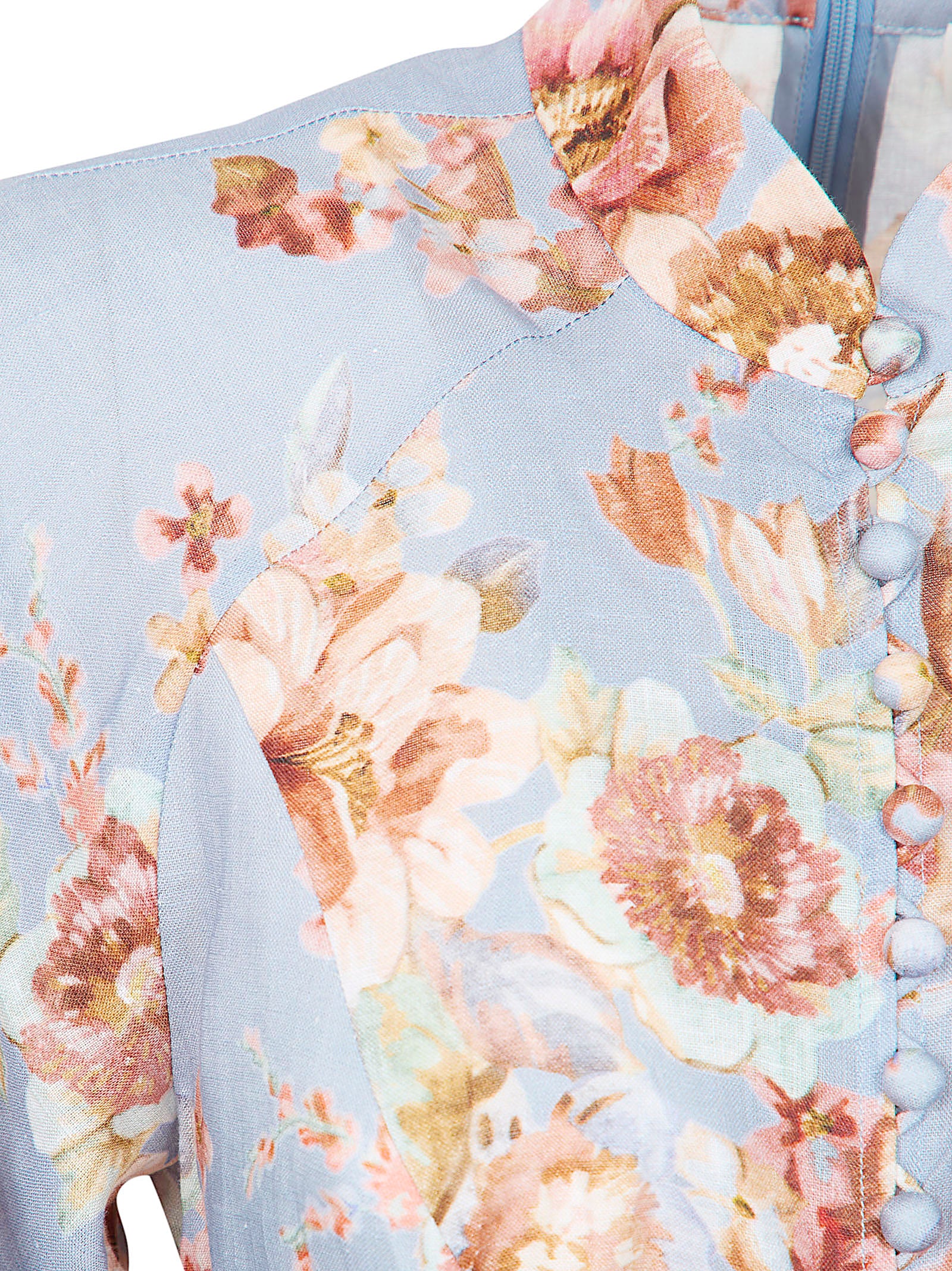 Multicolour Linen Dress