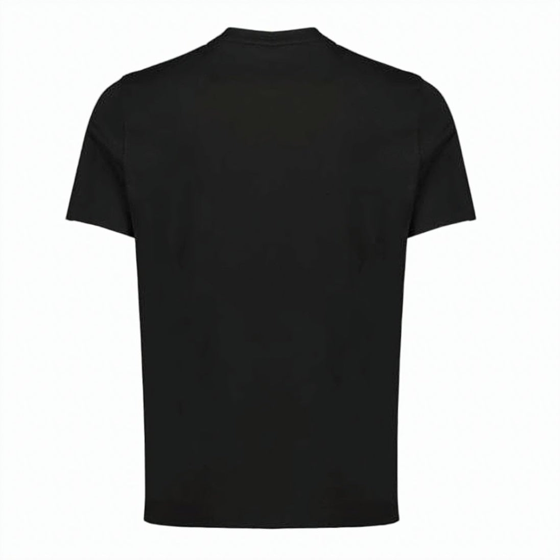 Cropped Short-Sleeved T-Shirt With Horizontal Stripe