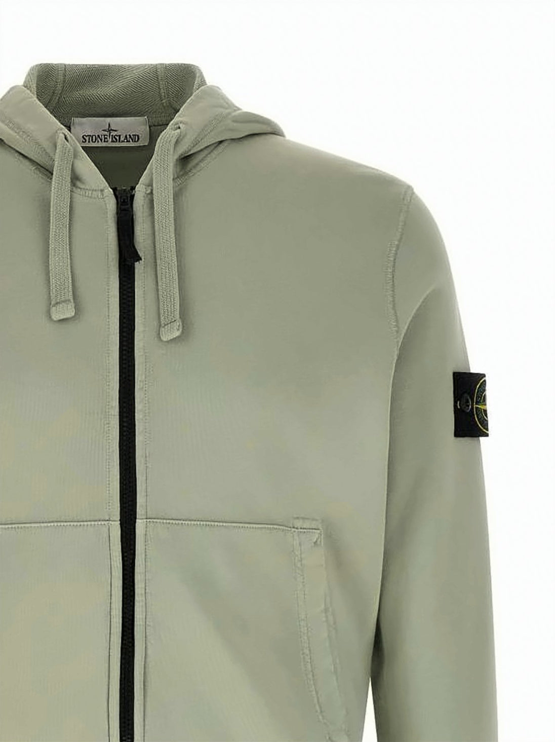 Full-Zip Hoodie with Drawstring Hood