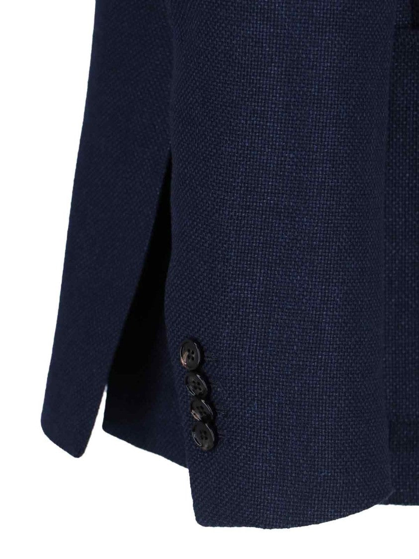 Double-Breasted Blazer – Navy Blue