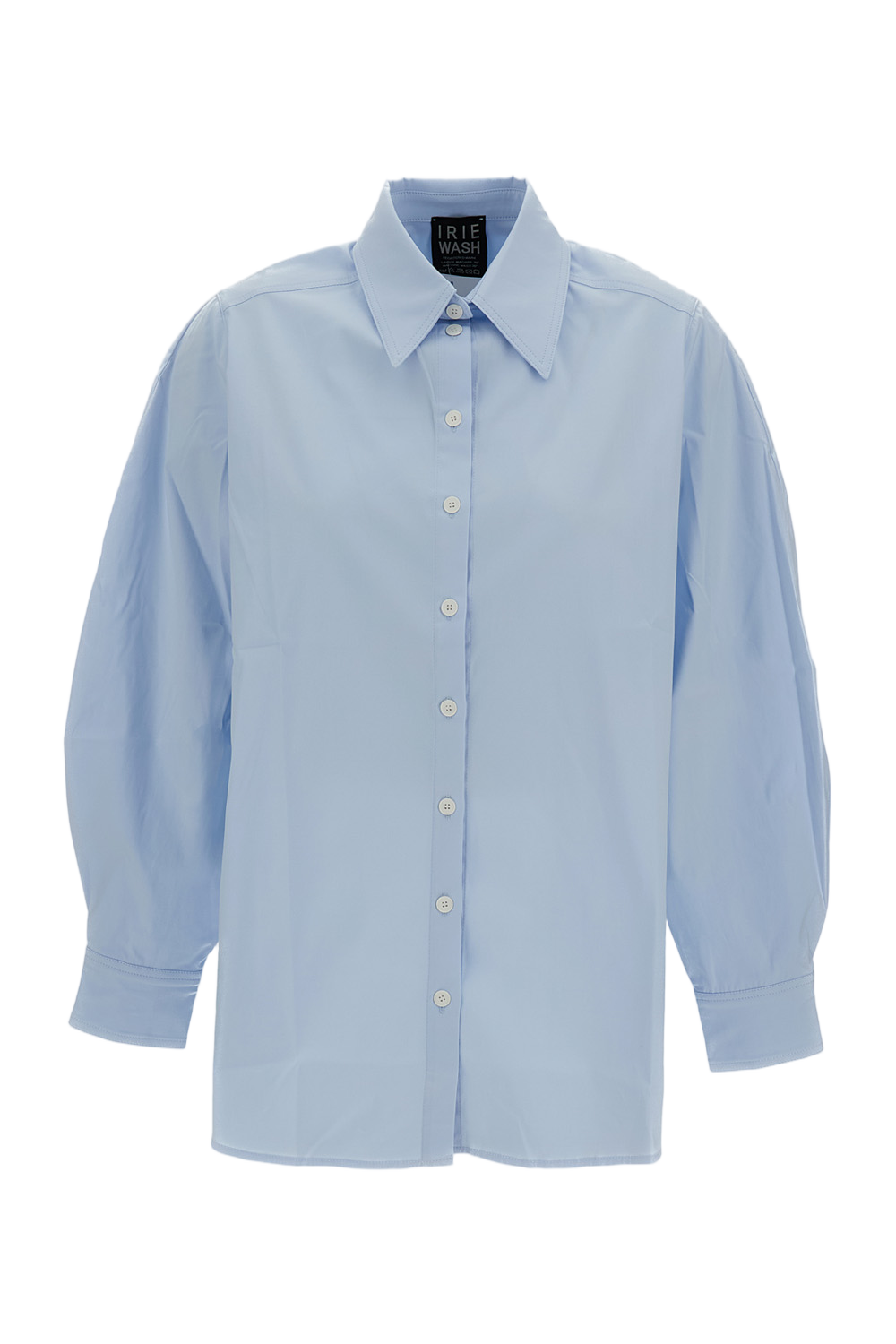 Clear Blue Shirt with Classic Collar