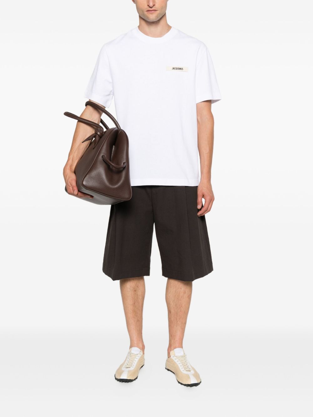 Relaxed-Fit White T-Shirt
