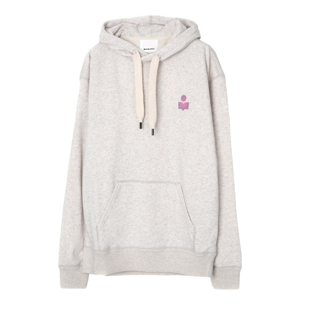 Light Grey Hoodie with Adjustable Drawstring