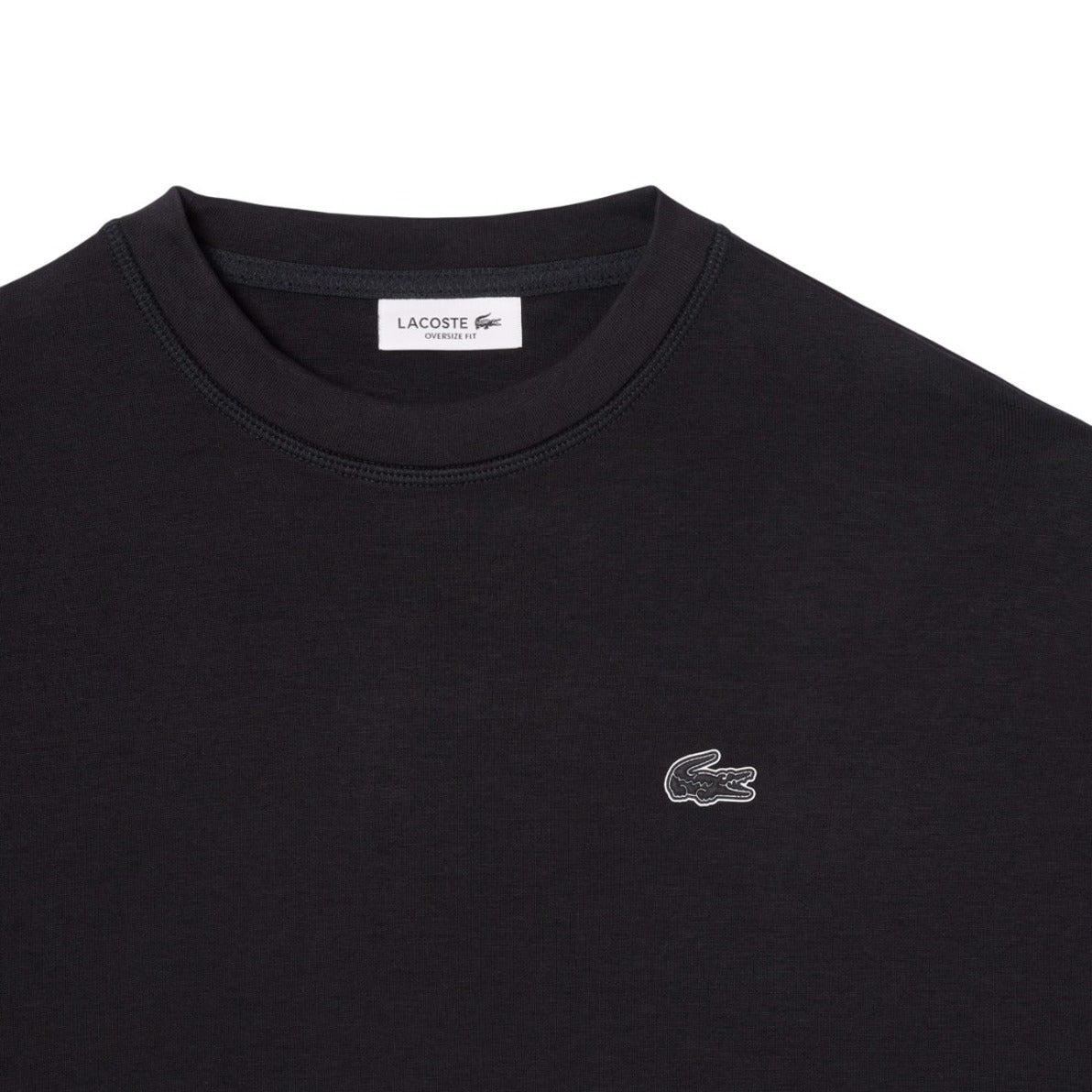 Oversized Black Sweatshirt With Design