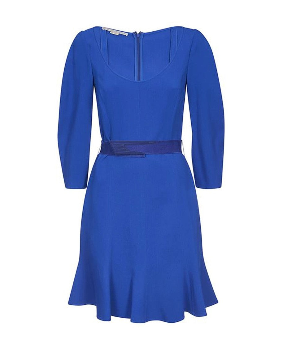 Long Sleeve U-Neck Dress