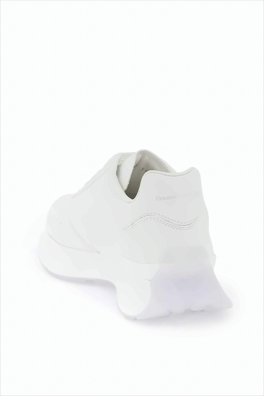 Minimalist White Leather Alexander McQueen Sneakers