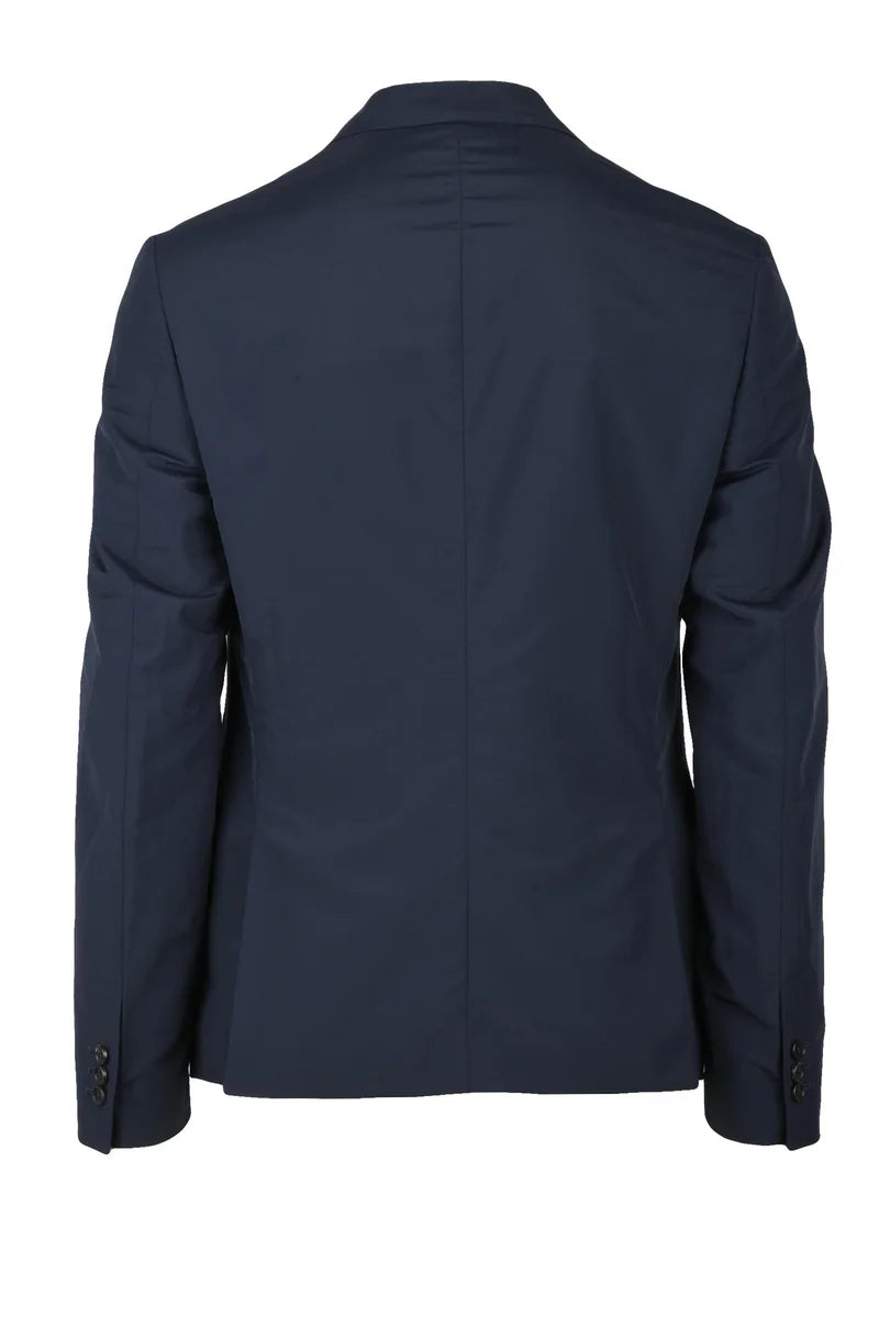 Nylon Wool Jacket - Blue