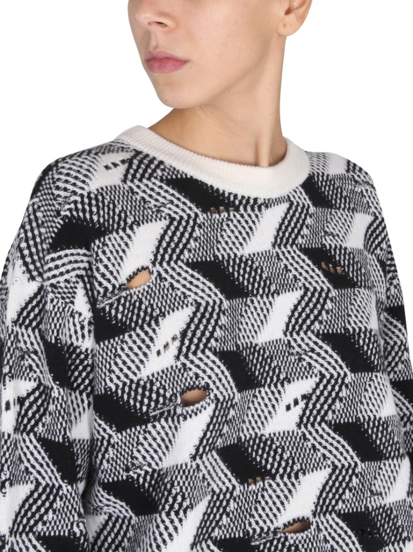 Jacquard Knit Sweater
