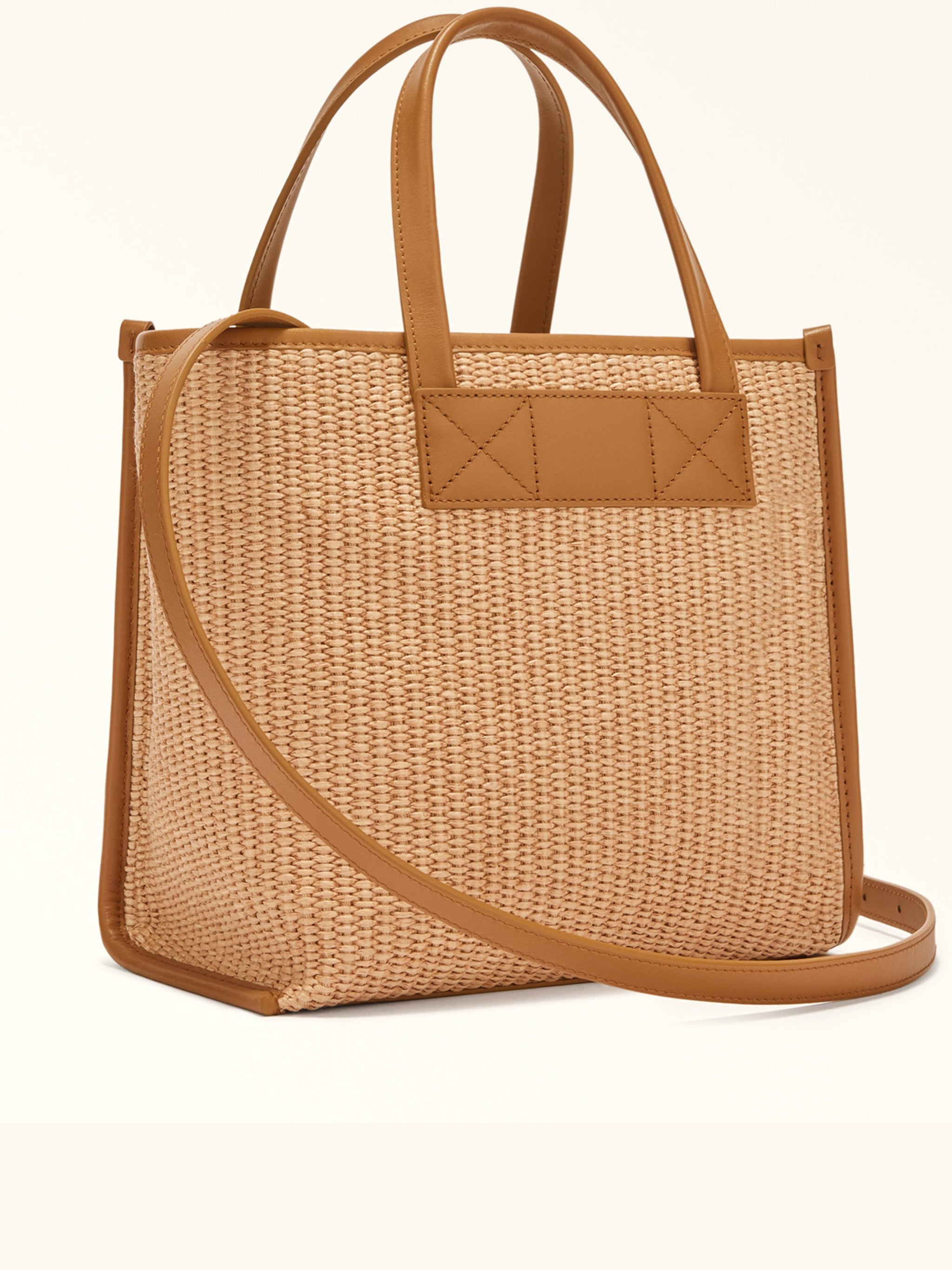 Divide It S Woven Leather S Tote
