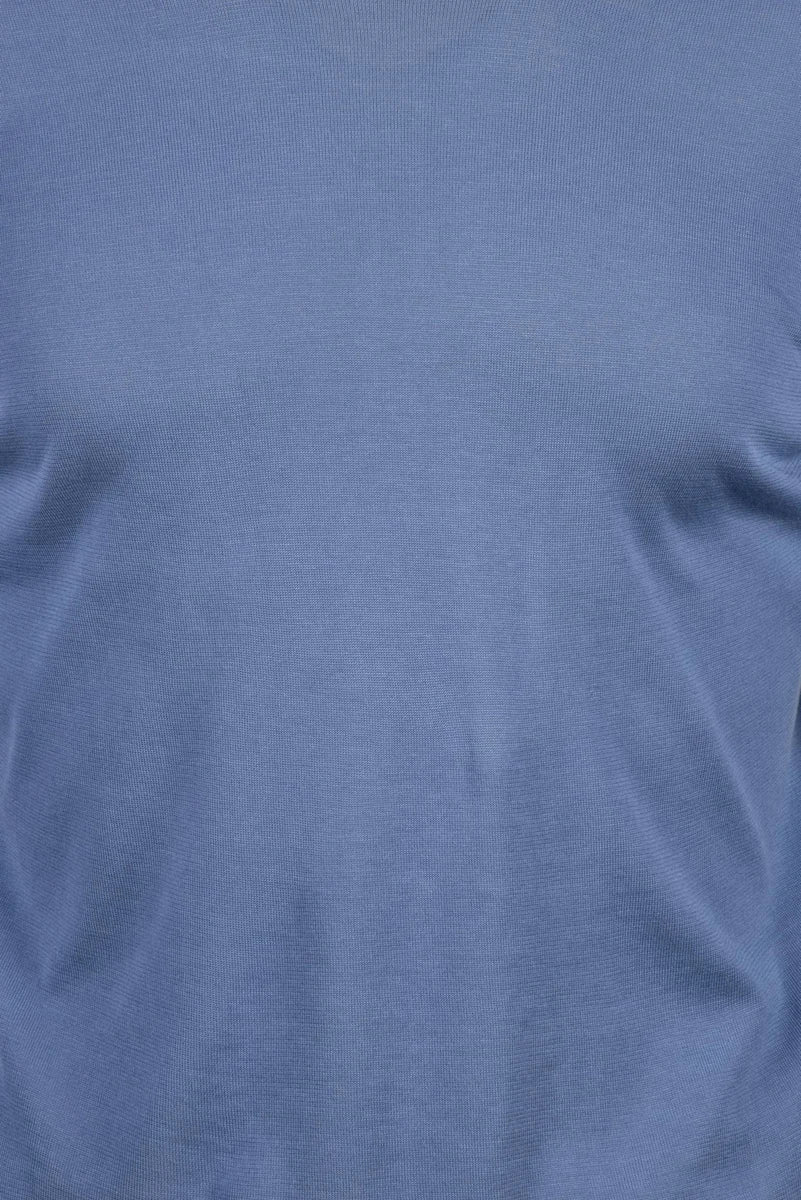 Blue Crew Neck Sweater