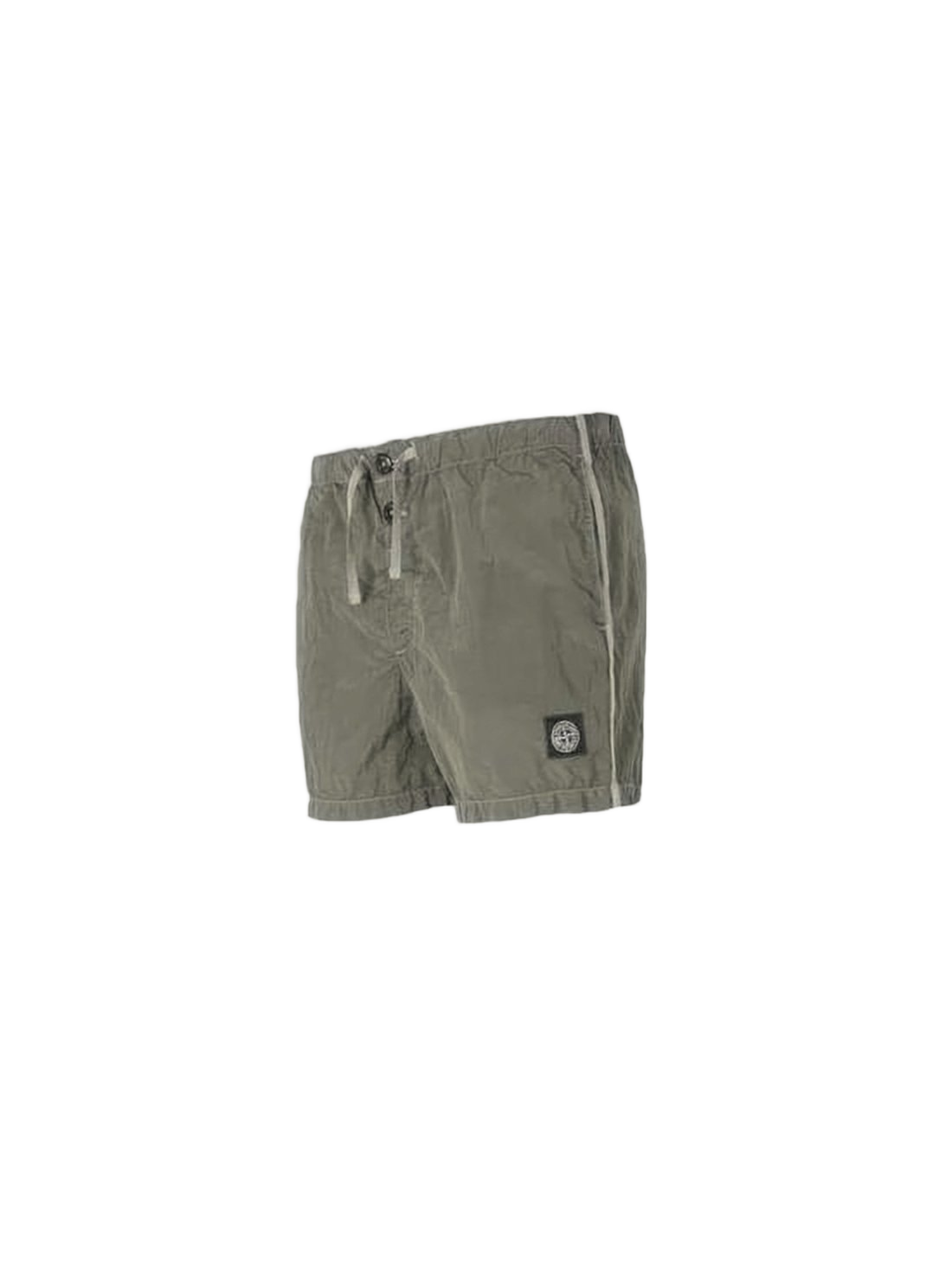 Compact Texture Olive Green Shorts