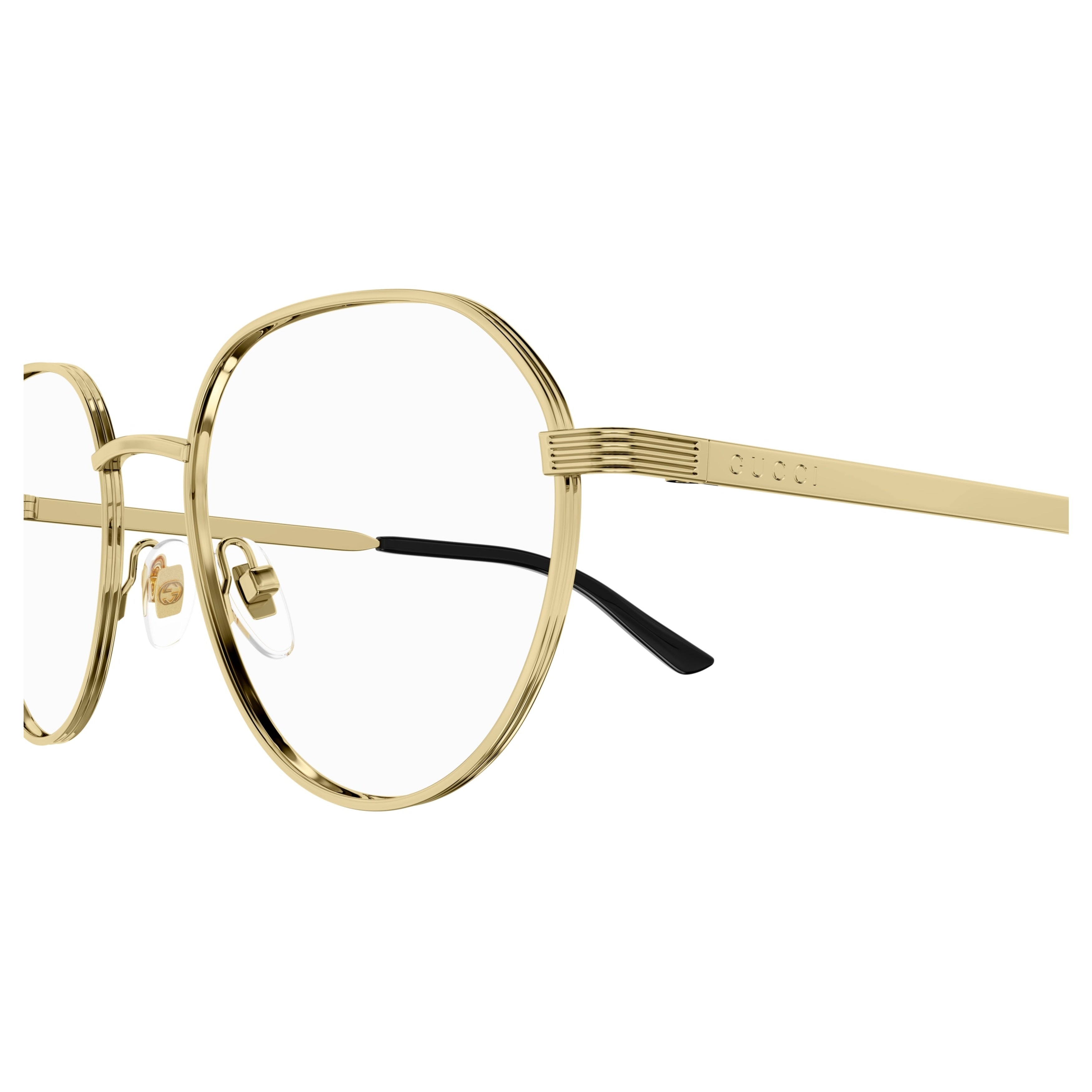 Gg1458o Polished Gold Metal Frame Sunglasses