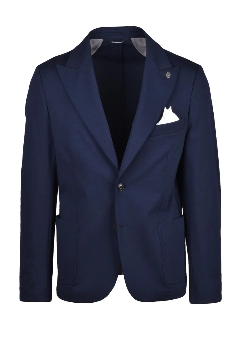 Rounded Jacket - Blue