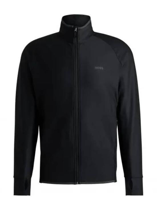 High Collar Jacket with Full Zip Closure
