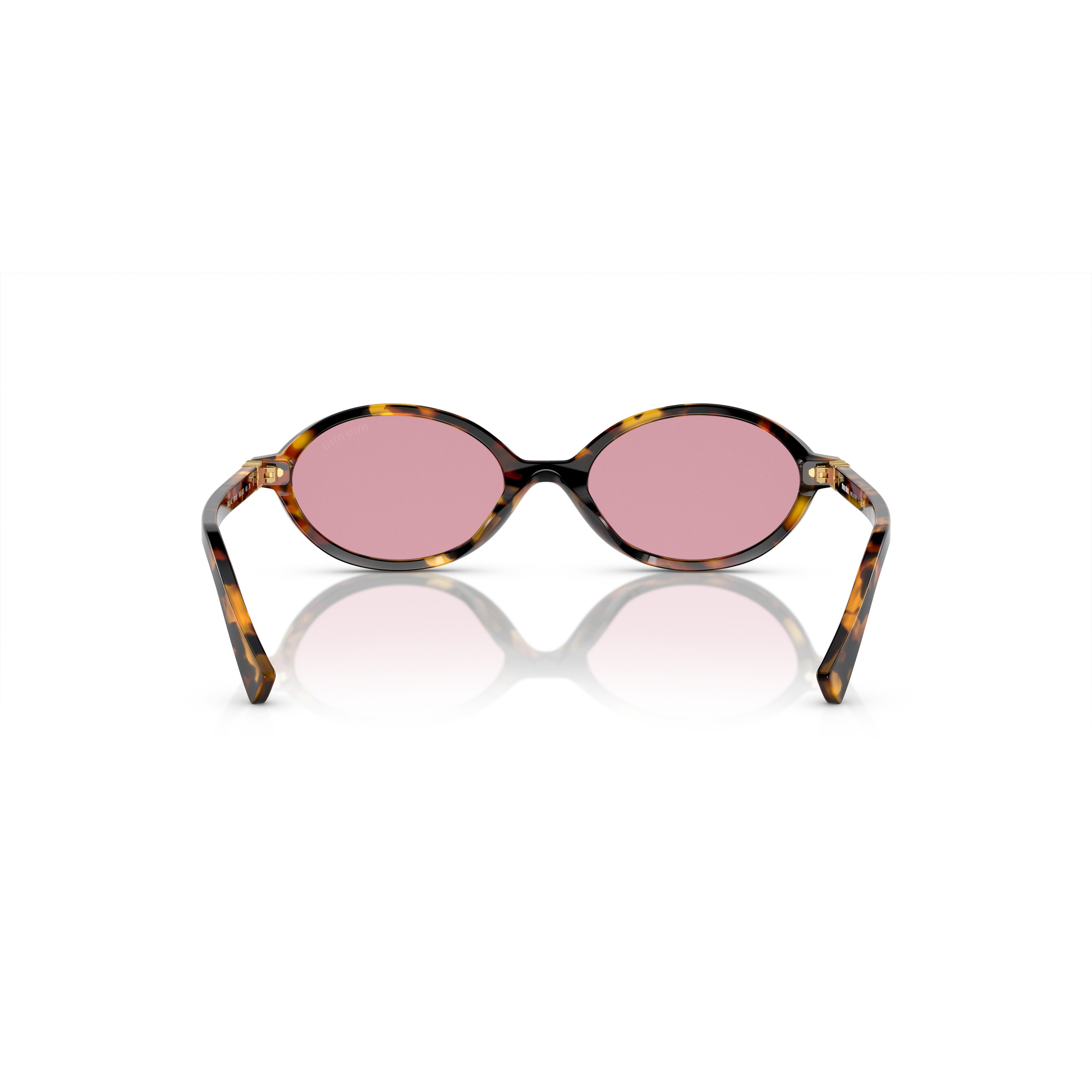 0mu 04zs Oval-Shaped Tortoiseshell Acetate Sunglasses
