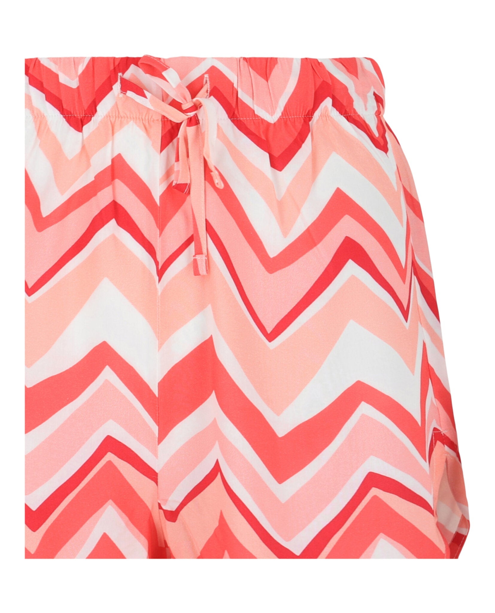 Striped Dolphin Hem Shorts