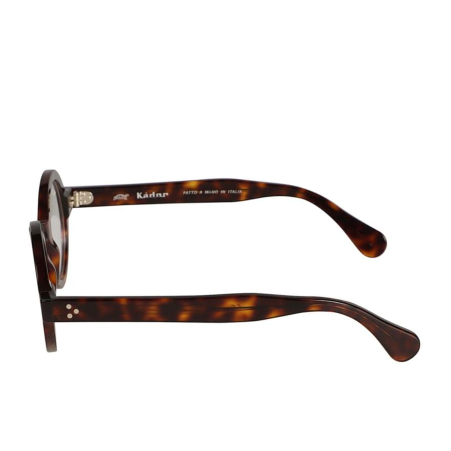 Arkistar Tortoiseshell Round Frame Eyeglasses with Silver Accents