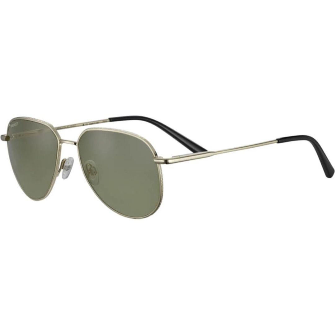 Haywood Thin Metal Frame Sunglasses with Gold Finish