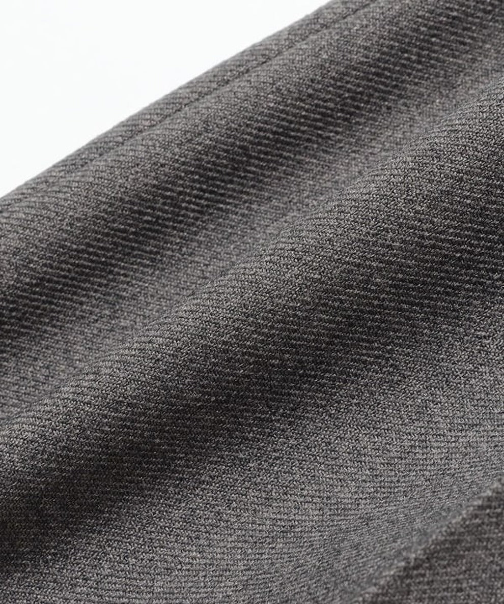 Semi-Wide Grey Trousers With Straight Silhouette