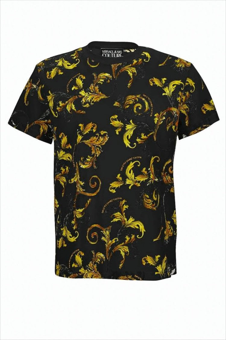Baroque Patterned Short-Sleeve Versace T-Shirt