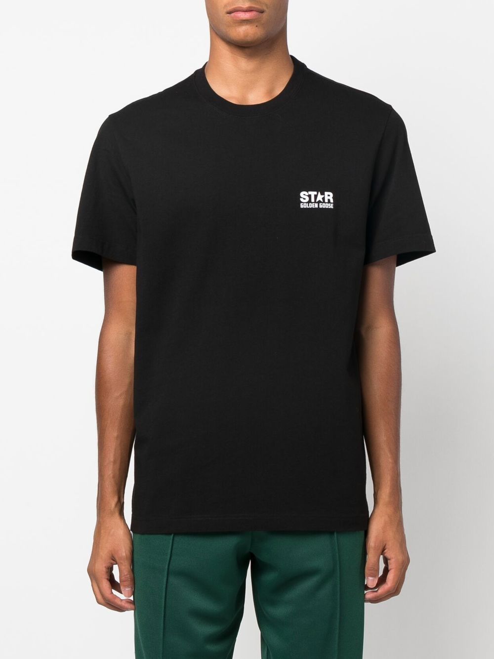 Short-Sleeve Silk and Nylon T-Shirt