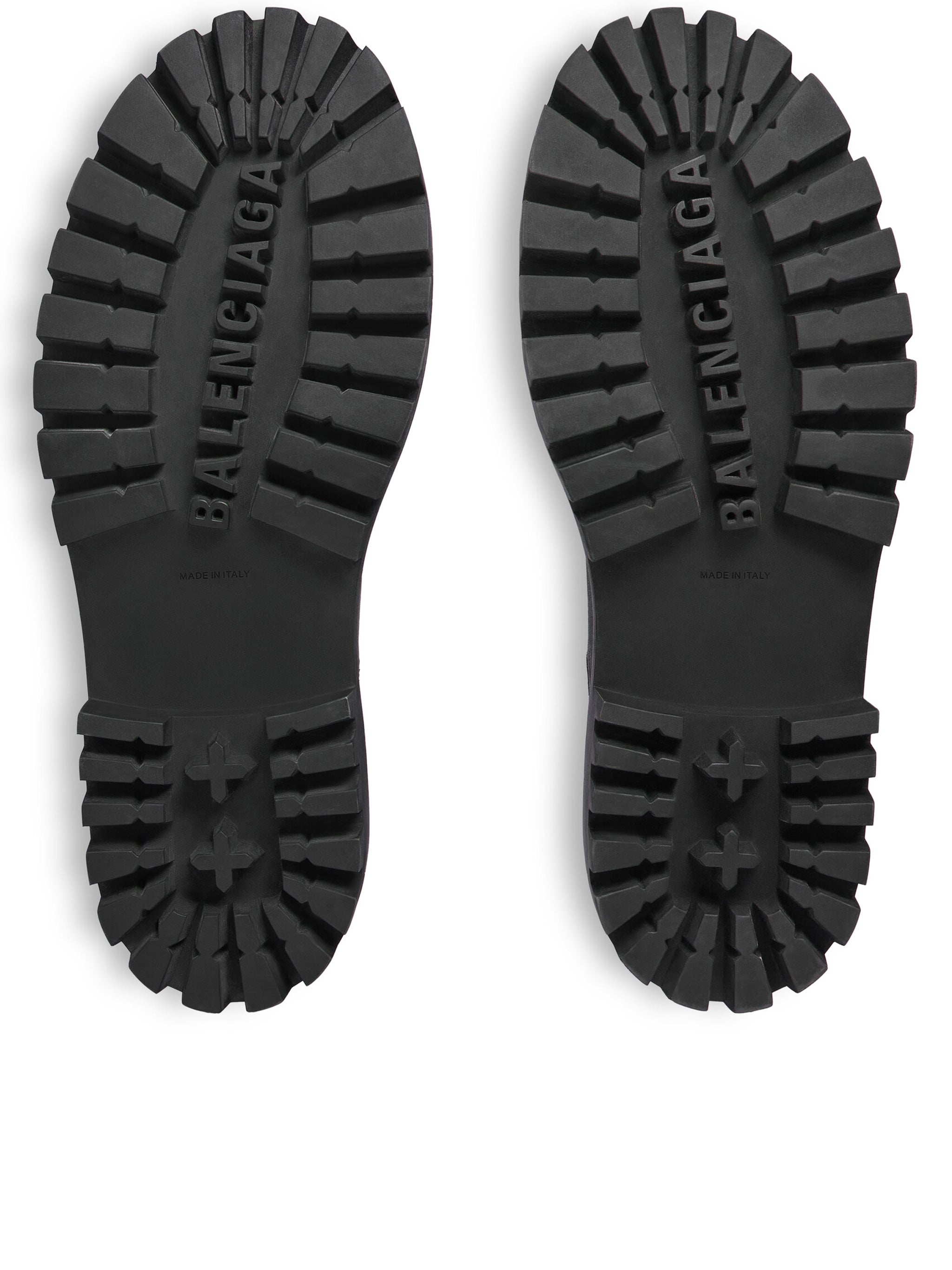 Black Strike Chels Chunky Leather Boots