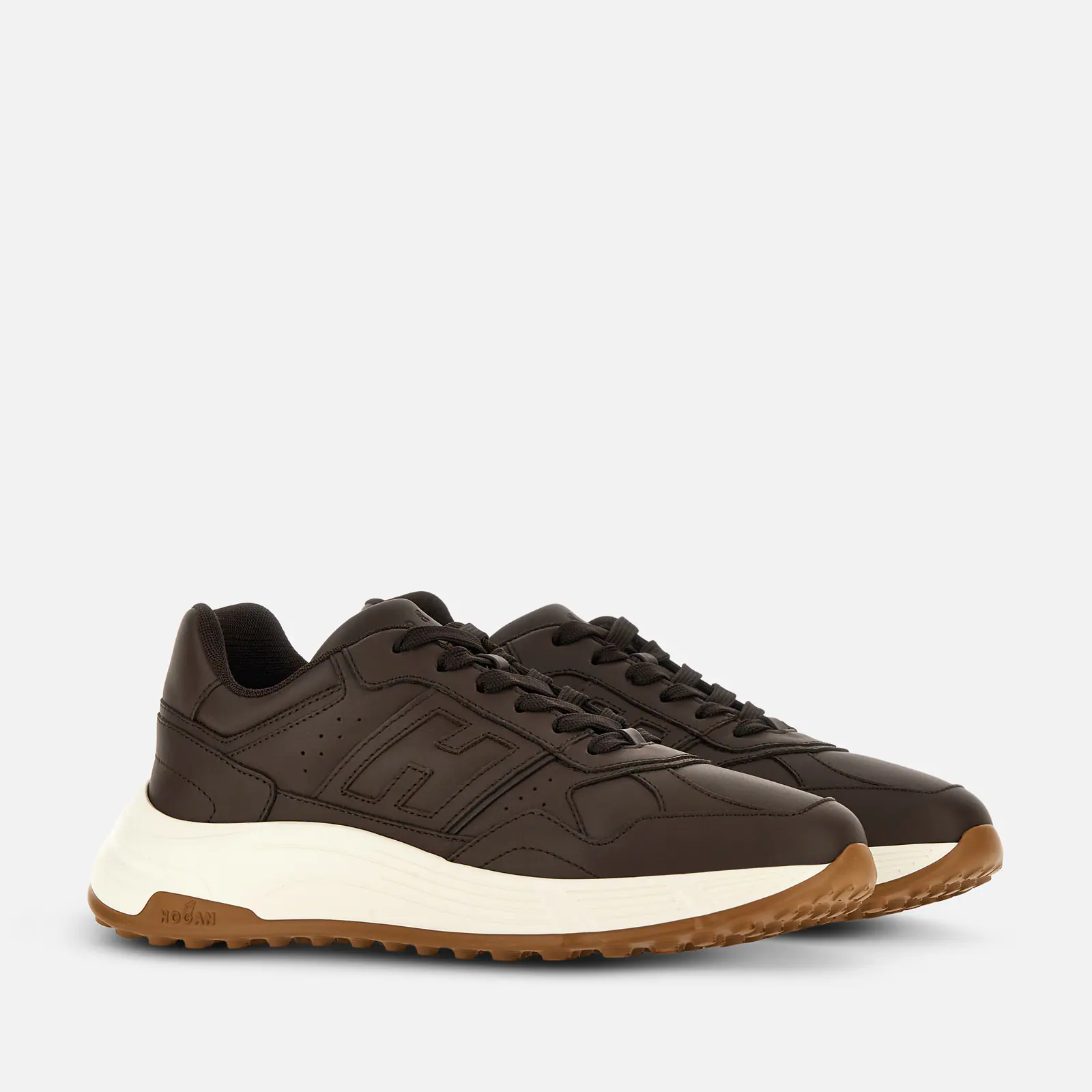 Hyperlight H Sneakers In Calfskin Leather