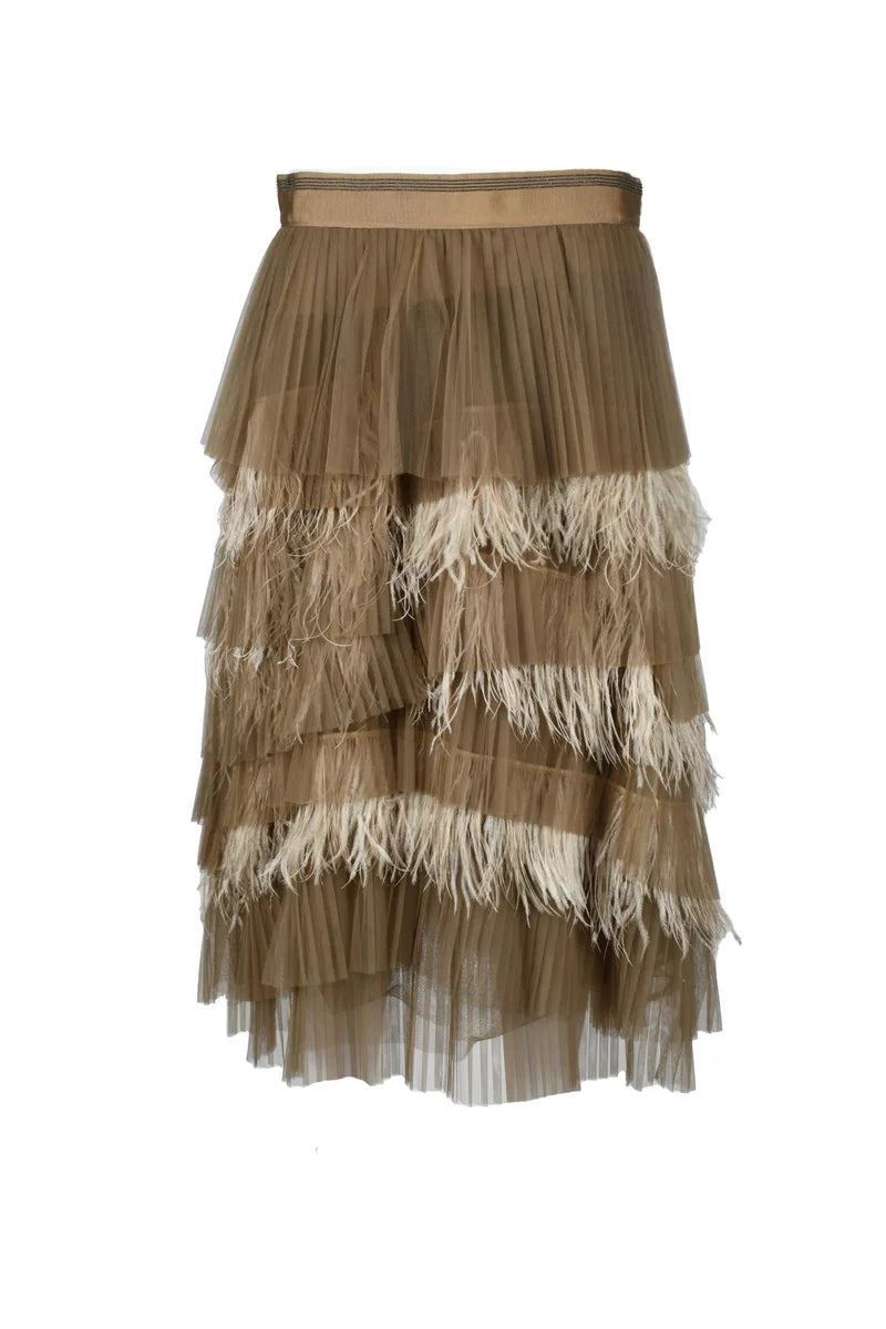 Polyamide Skirt - Brown