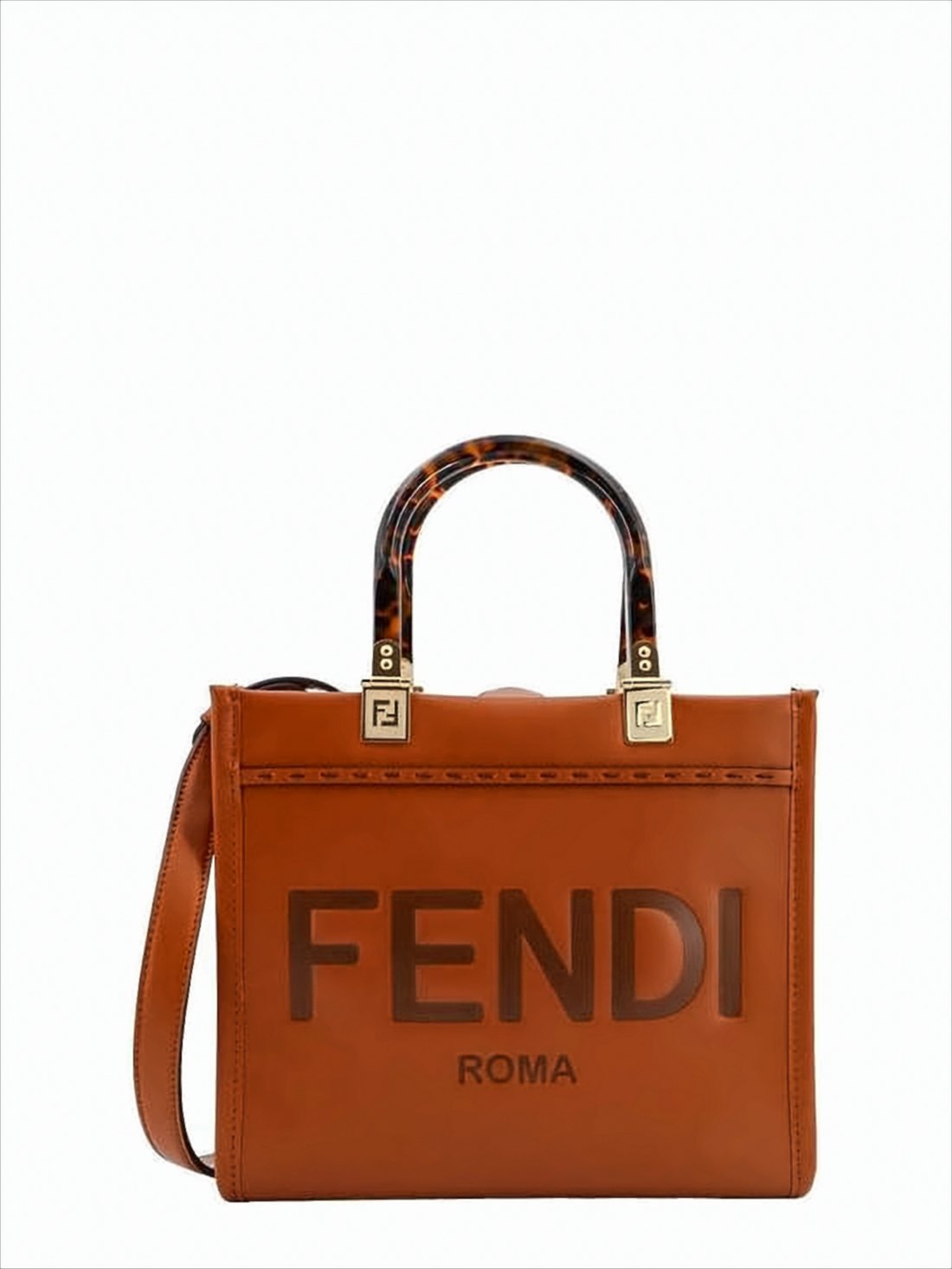 Structured Calf Leather Tote Bag